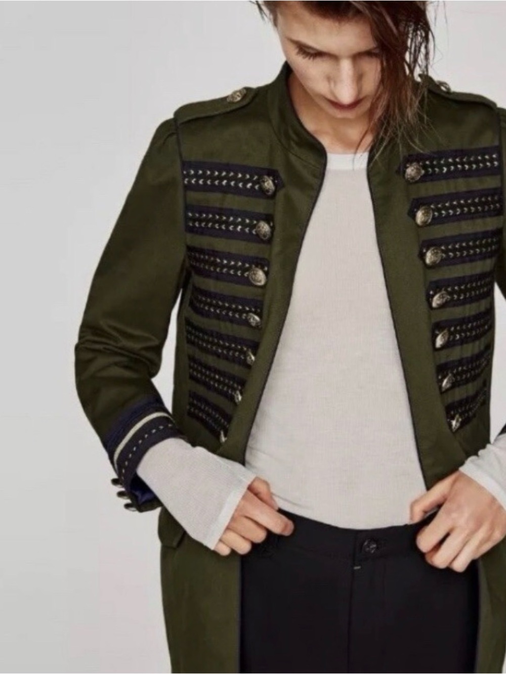 Zara Military Jacket with Marching Band - Picture 3 of 15